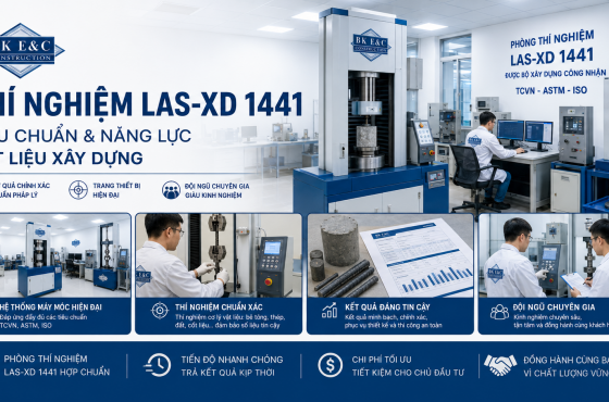 Thí Nghiệm LAS-XD 1441: Tiêu Chuẩn Năng Lực Vật Liệu Xây Dựng – BKEC