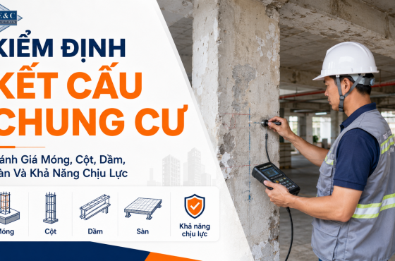 Kiểm Định Kết Cấu Chung Cư: Móng, Cột, Dầm, Sàn – BKEC
