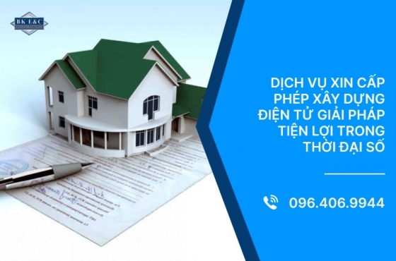 Dịch vụ xin cấp phép xây dựng điện tử giải pháp tiện lợi trong thời đại số