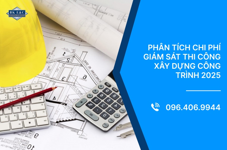 Phân tích chi phí giám sát thi công xây dựng công trình 2025