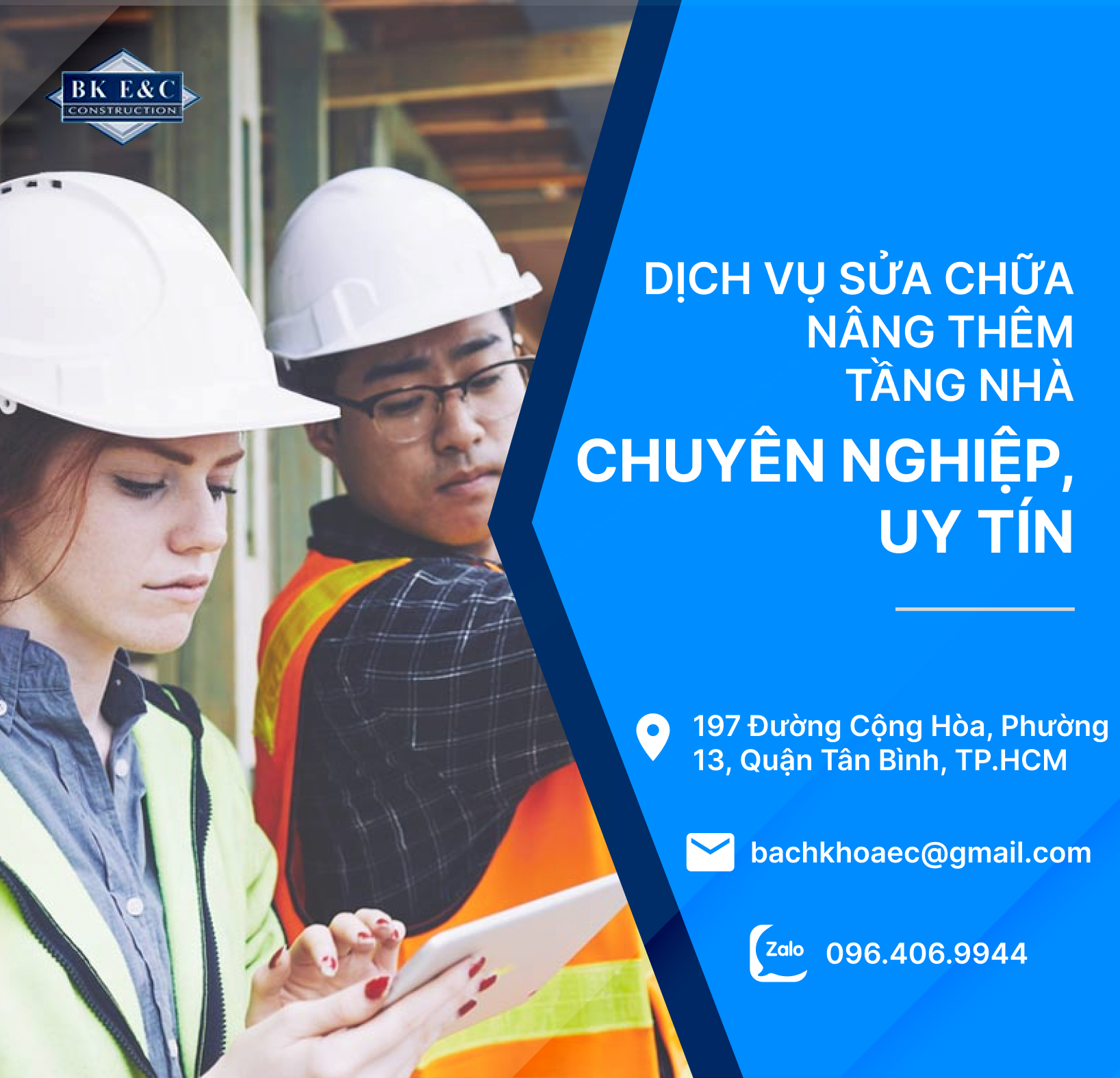 Dịch vụ sửa chữa nâng thêm tầng nhà chuyên nghiệp, uy tín