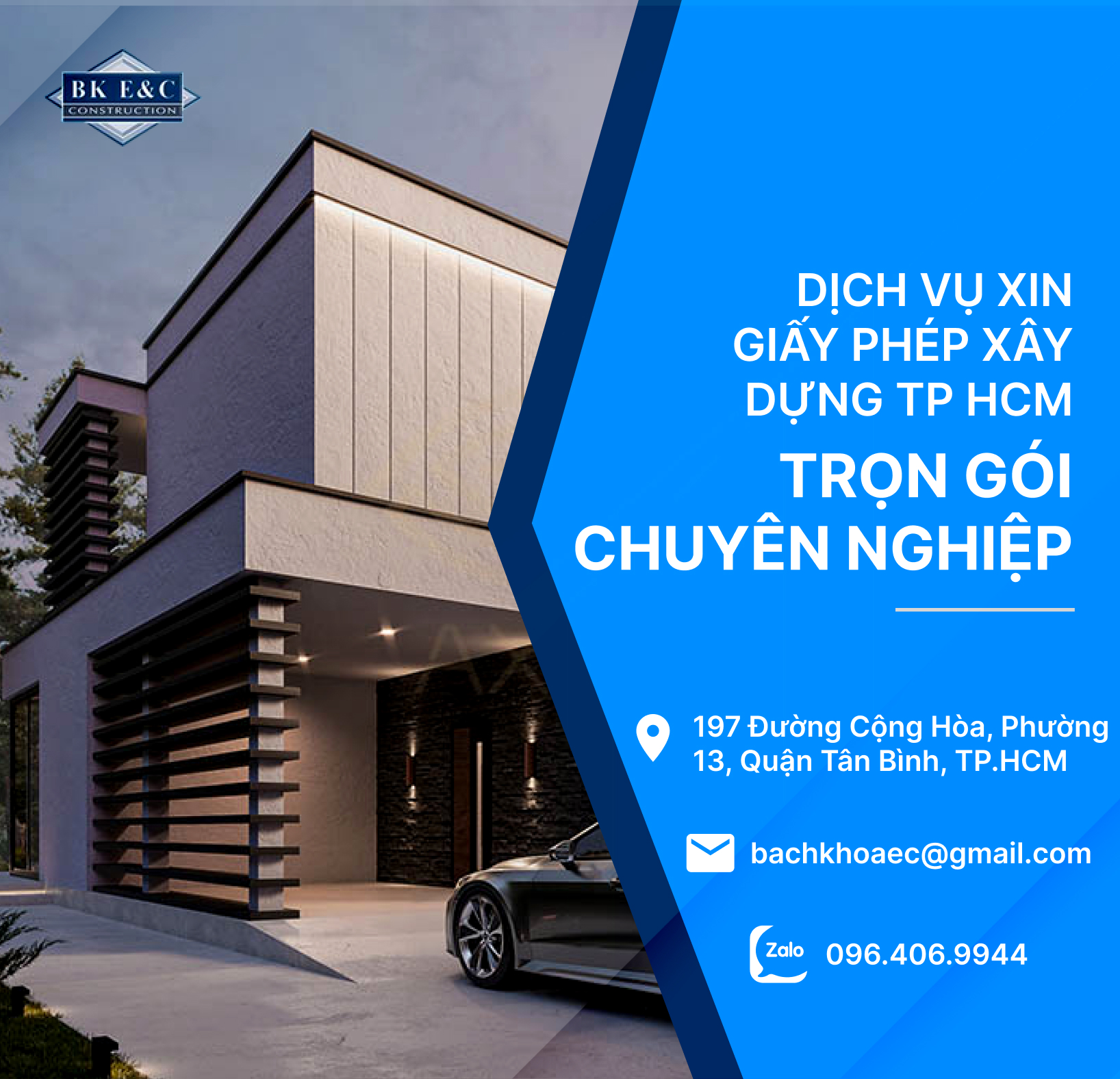 Dịch Vụ Xin Giấy Phép Xây Dựng TP HCM Trọn Gói Chuyên Nghiệp