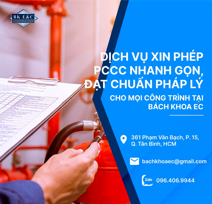 Dịch Vụ Xin Phép PCCC Nhanh Gọn, Đạt Chuẩn Pháp Lý Cho Mọi Công Trình Tại Bách Khoa EC