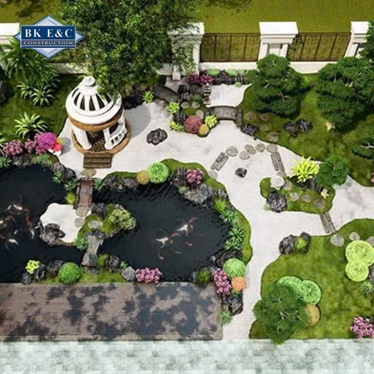 Dịch Vụ Thiết Kế Và Thi Công Cảnh Quan Cây Xanh, Đường Nội Bộ Cho Khu Dân Cư,Nhà Biệt Thự