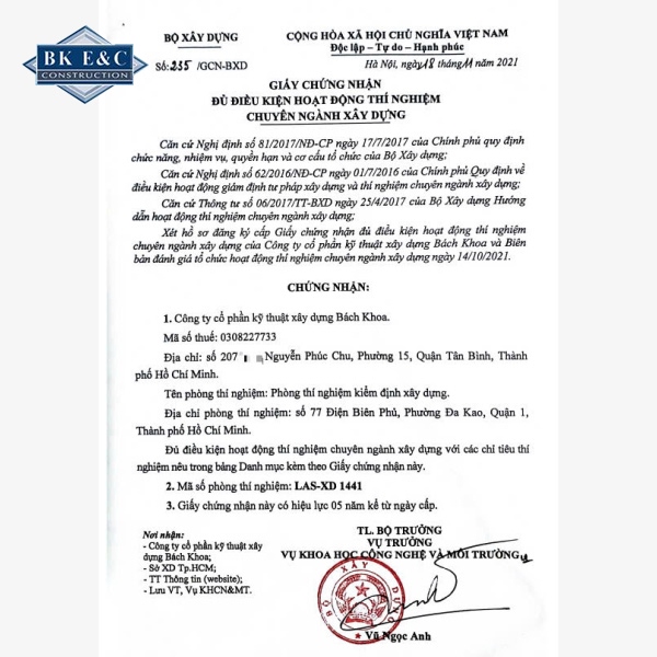 Thử Nghiệm Cơ Lý Xi Măng - Giải Pháp Đảm Bảo Chất Lượng Từ Bách Khoa EC