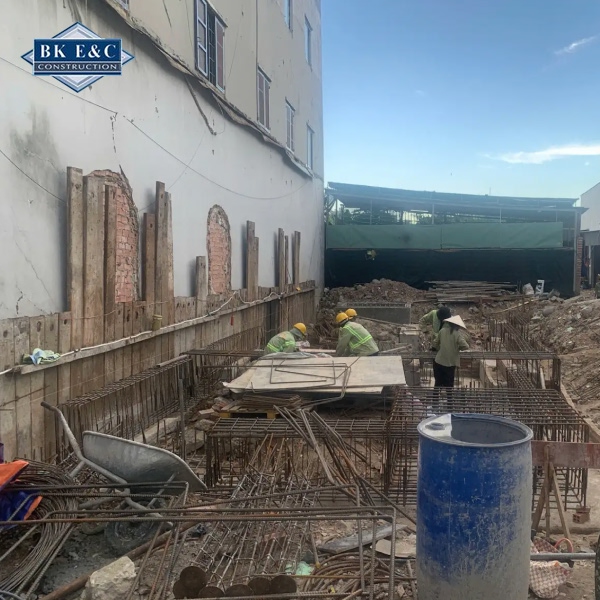 Giám sát chất lượng công trình kiểm tra cốt thép và bê tông móng