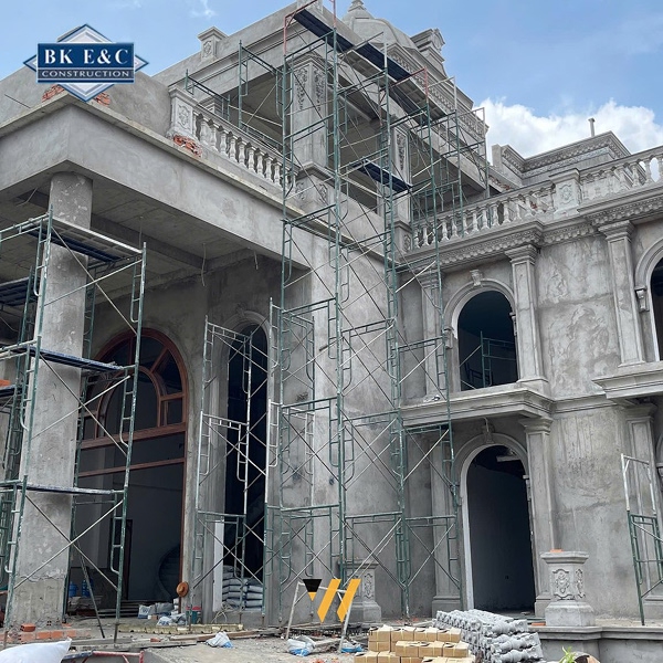 Giá thi công phần thô nhà phố thay đổi tùy vào phong cách thiết kế và chất lượng vật liệu