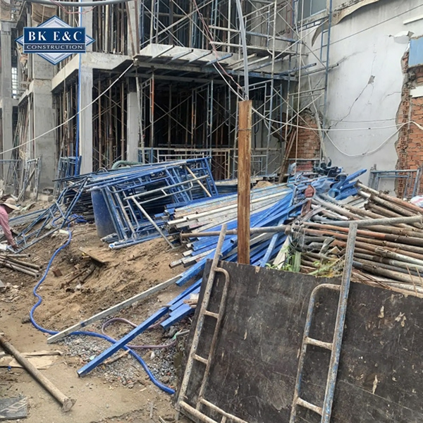 Diện tích xây dựng là yếu tố quan trọng để tính chi phí thi công phần thô nhà phố