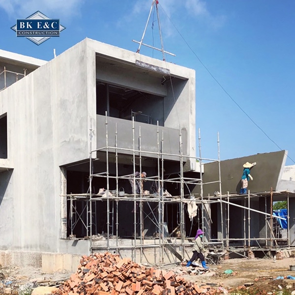 Chi phí xây nhà phần thô dao động 3.300.000 - 3.750.000 đồng/m² nhà phố