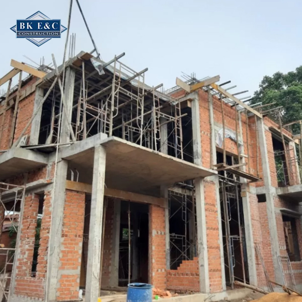 Thời gian xây nhà trọn gói phần thô 2 - 3 tháng cho nhà phố 2 - 3 tầng