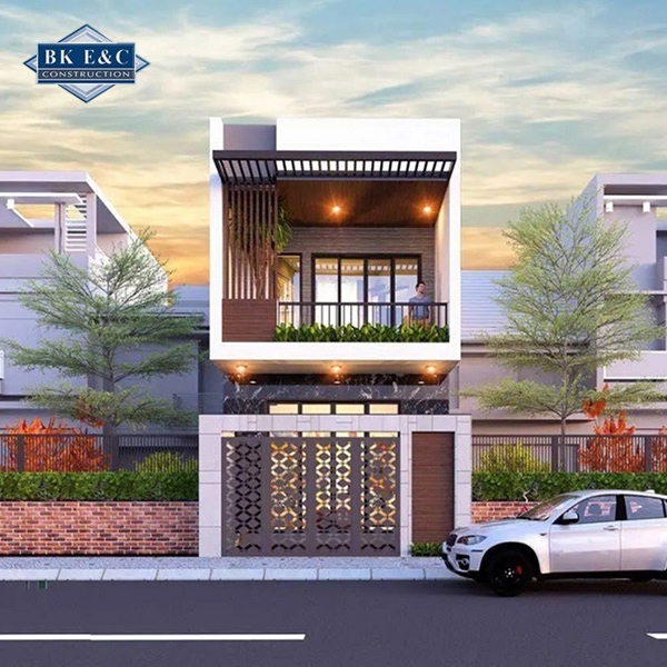 bản vẽ thiết kế dùng để tính đơn giá hoàn thiện nhà phố