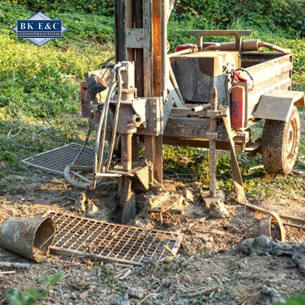 khoan khảo sát địa chất công trình trước khi xây dựng