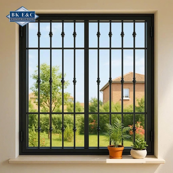 các mẫu cửa sắt nghệ thuật được thiết kế theo phong cách riêng