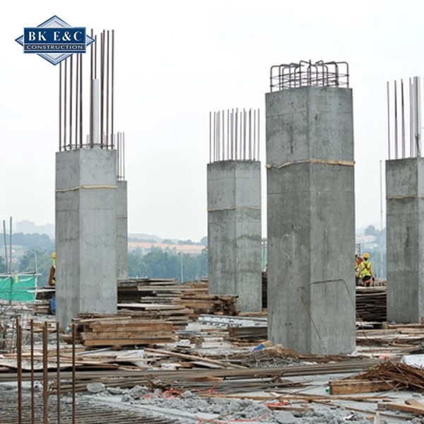Cột bê tông nứt, bong tróc, lộ thép có thể là dấu hiệu “bệnh nặng” nếu không xử lý đúng cách