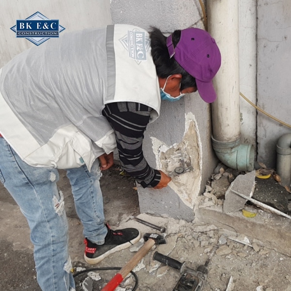 Kiểm tra, đo đạc chất lượng công trình Nhà xưởng Công Ty TNHH BULTEL INTERNATIONAL