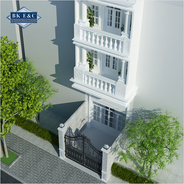 Bản vẽ thiết kế nhà quận 4 do Bách Khoa thực hiện