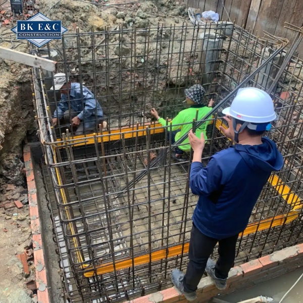 Dự án gia cố cột của Bách Khoa để đảm bảo kết cấu chịu lực 