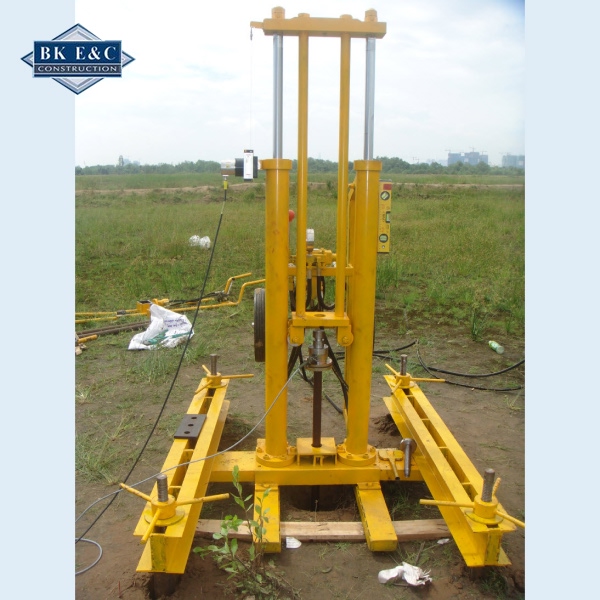 Độ sâu lỗ khoan phụ thuộc vào loại địa chất và quy mô công trình