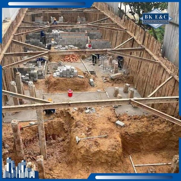 Hệ thống chống thấm trong thi công hầm cho biệt thự giúp bảo vệ công trình bền vững theo thời gian