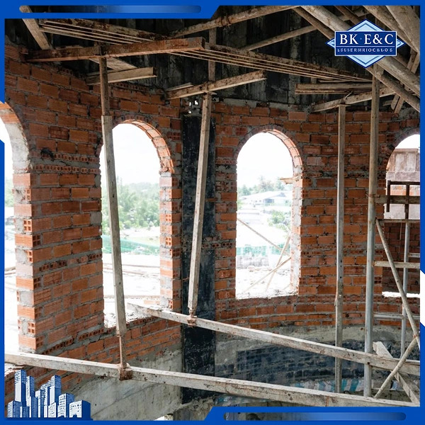 Tiến độ thi công công trình dinh thự chuẩn, lắp đặt MEP thông minh