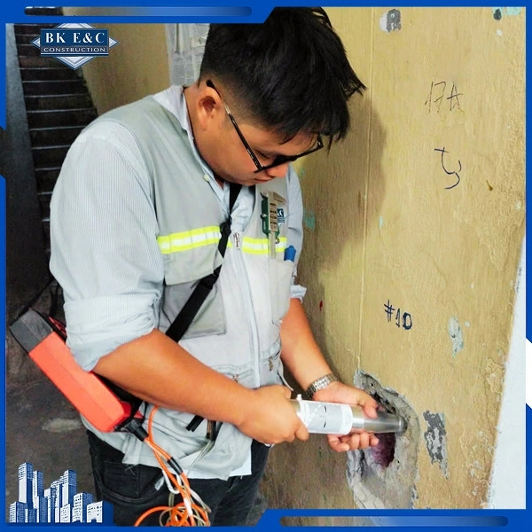 Kiểm tra chất lượng chung cư khi có hư hỏng, phát hiện nguy cơ mất an toàn, đánh giá mức độ sự cố