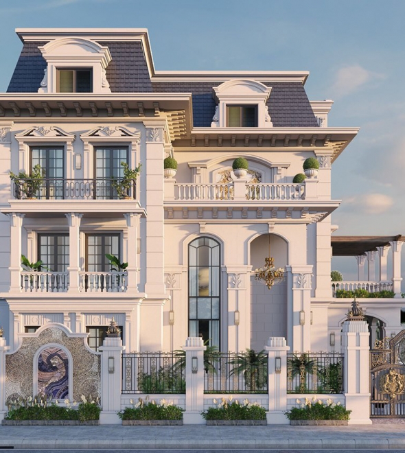 BIỆT THỰ TÂN CỔ ĐIỂN